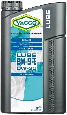 100% synthèse Automobile LUBE BM-19 FE 0W30