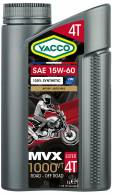 100% synthèse Moto / Quad / Karting Yacco MVX 1000 4T VT 15W60